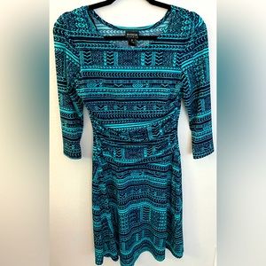 Blue Dress| Business Casual | 3/4 sleeve